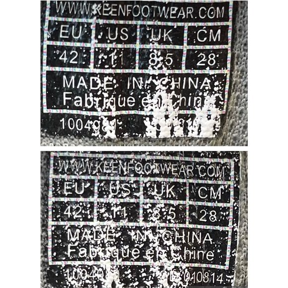 Keen Womens Dry Targhee II Hiking Shoes Gray Blue 1004089 Trail Waterproof 11M - Picture 8 of 8